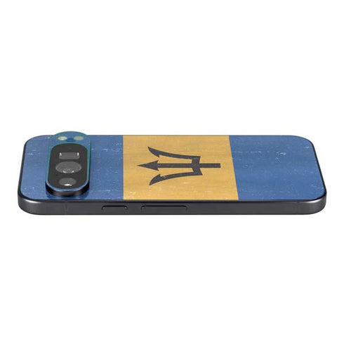 Barbados Flag Distressed Google Pixel 9 Pro Skin